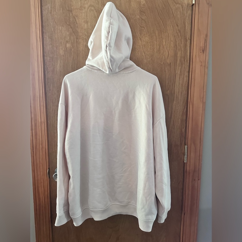 Adidas Essentials Oversized Crème Hoodie - Picture 2 of 4